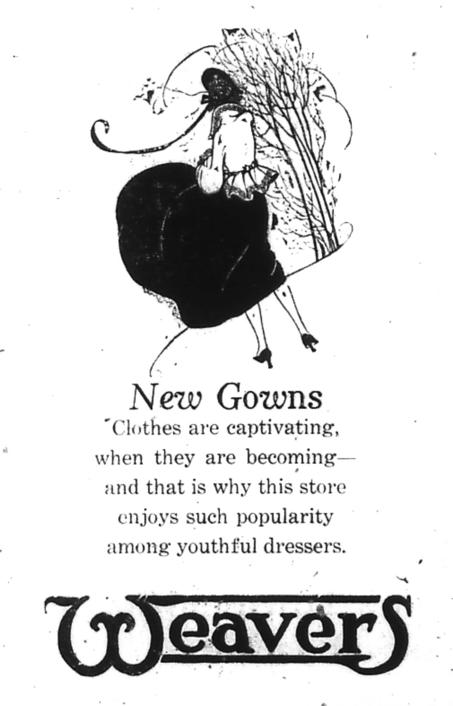 Weaver's Ad from the 1924 UDK